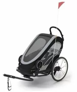 Poussette & Remorque Vélo Cybex Zeno Bike 26 Poussette & Remorque Vélo Cybex Zeno Bike -VTC électriques Soldes poussette remorque cybex zeno bike 10